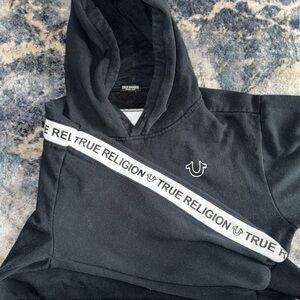 True Religion Cropped Black Pullover